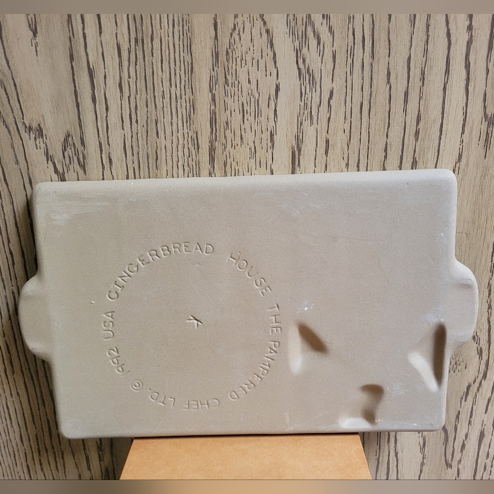 VTG 1992 PAMPERED CHEF KIT Gingerbread House Stoneware Mold, Piping Bag, Booklet - Picture 7 of 16